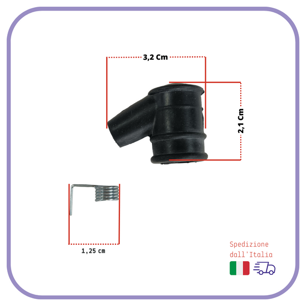 Pipetta candela per motosega e decespugliatore